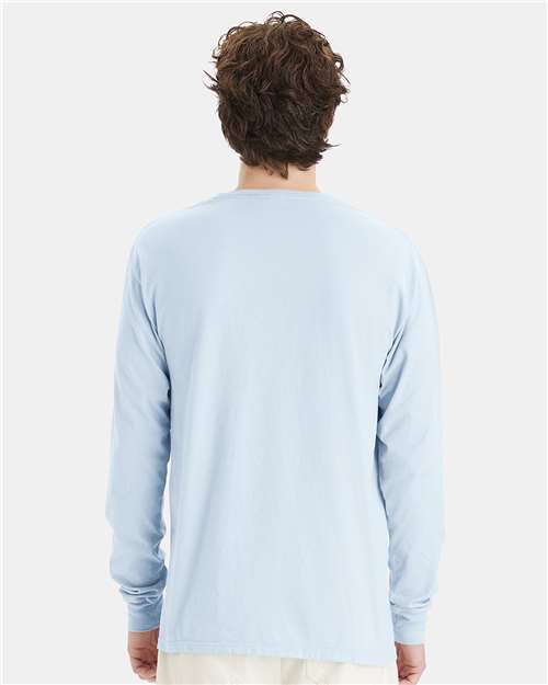 ComfortWash by Hanes GDH200 Unisex Garment-Dyed Long Sleeve T-Shirt - Back view