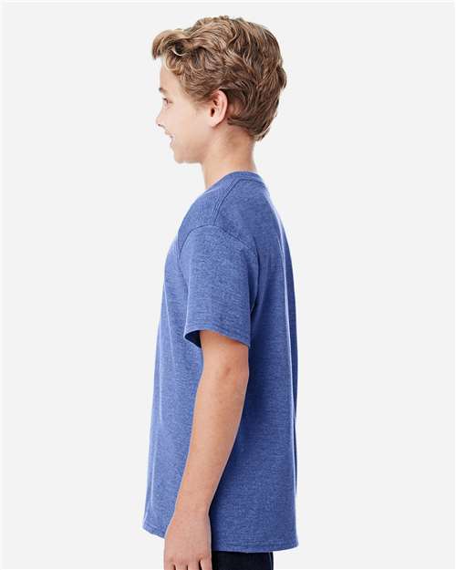 Gildan 8000B Youth DryBlend? T-Shirt - Side view