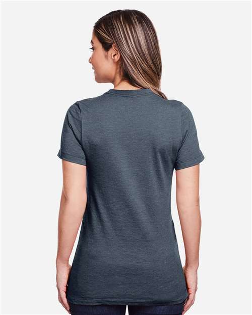 Gildan 64001LCVC Women's Softstyle? CVC T-Shirt - Back view