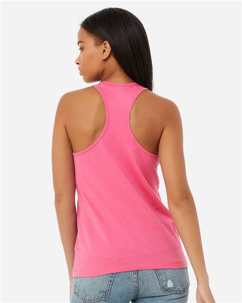 BELLA CANVAS 6008 Women's Jersey Racerback Tank - Back view