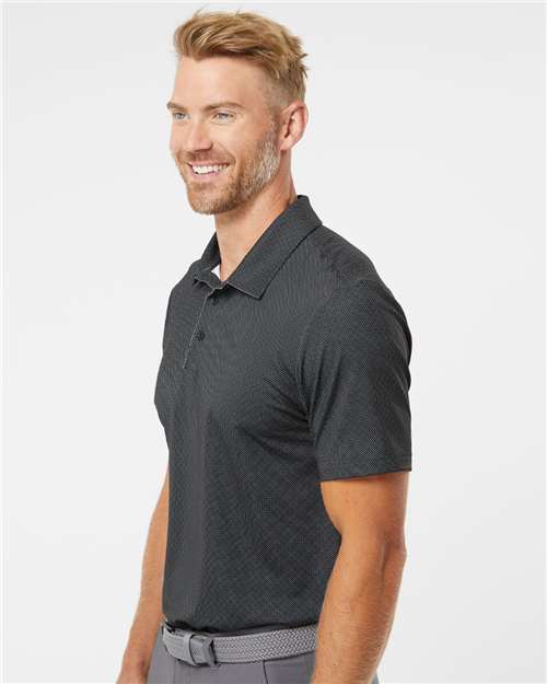 Adidas A498 Men's Ultimate365 Diamond Dot Print Polo - Side view