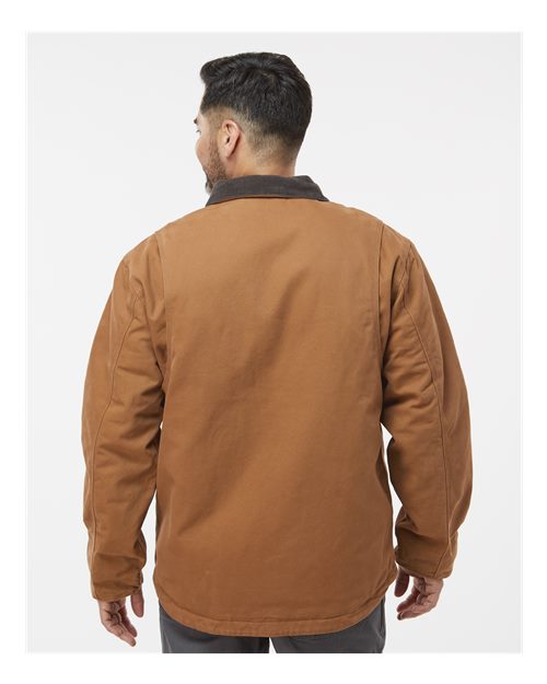 DRI DUCK 5091 Men's Rambler Boulder Cloth Jacket - Back view