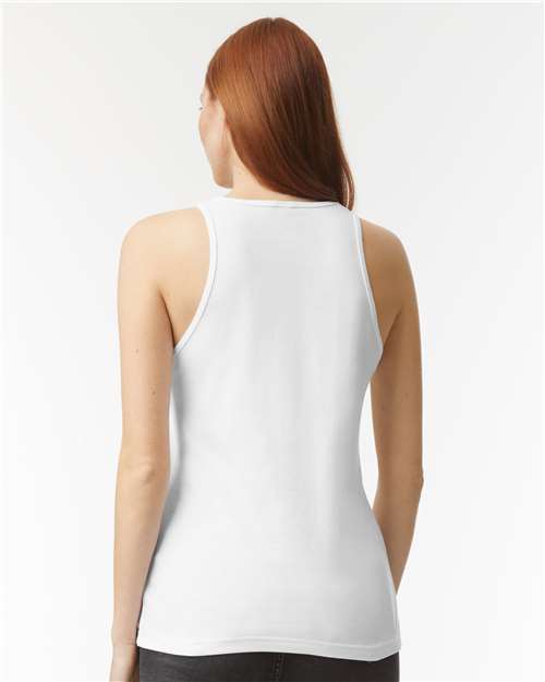 American Apparel 101CVC Women's CVC Racerback Tank - Back view