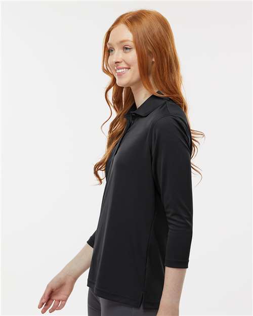 Paragon 120 Women's Lady Palm Three-Quarter Sleeve Polo - Side view