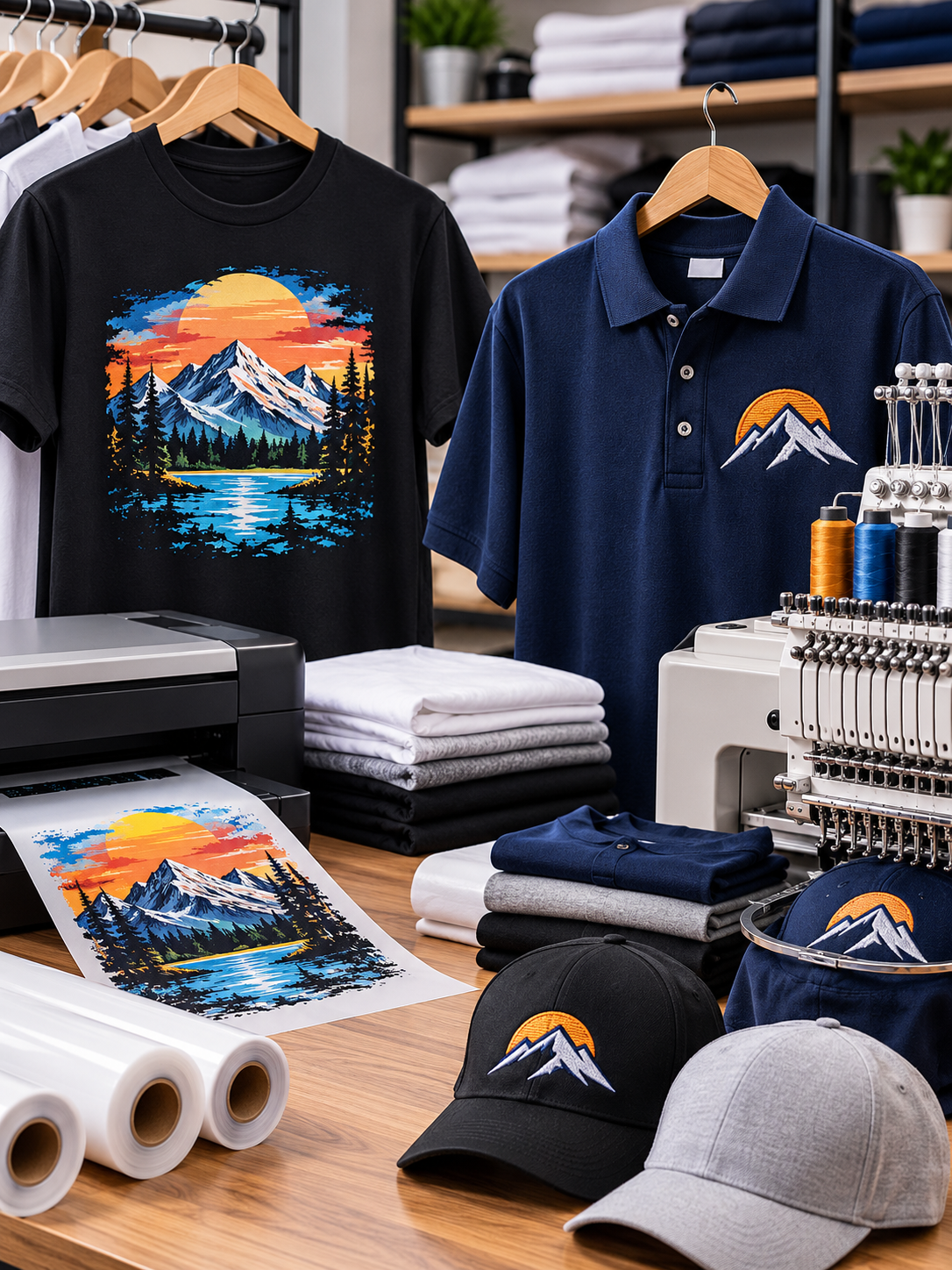 DTF Printing vs. Embroidery: Which Is Better for Custom Apparel?