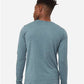 BELLA  CANVAS 3513 Unisex Triblend Long Sleeve Tee - Back view