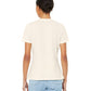 BELLA  CANVAS 6400CVC Women?s Relaxed Fit Heather CVC Tee - Back view