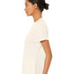 BELLA  CANVAS 6400CVC Women?s Relaxed Fit Heather CVC Tee - Side view