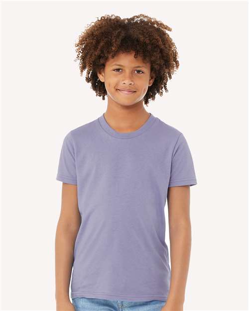 BELLA  CANVAS 3001Y Youth Jersey Tee - Front view