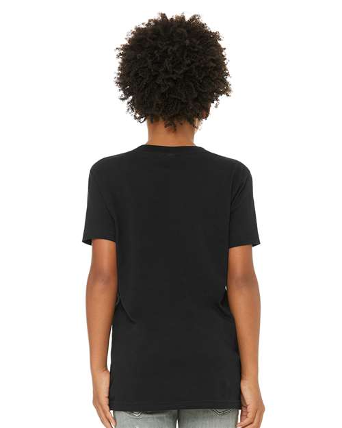 BELLA  CANVAS 3001YCVC Youth CVC Jersey Tee - Back view