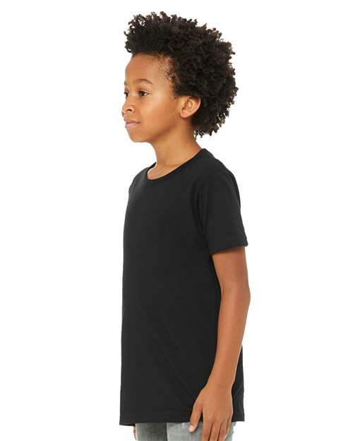 BELLA  CANVAS 3001YCVC Youth CVC Jersey Tee - Side view