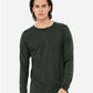 BELLA  CANVAS 3501CVC Heather CVC Long Sleeve Tee - Front view