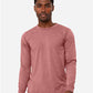 BELLA  CANVAS 3501CVC Heather CVC Long Sleeve Tee - Front view