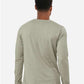 BELLA  CANVAS 3501CVC Heather CVC Long Sleeve Tee - Back view