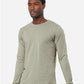 BELLA  CANVAS 3501CVC Heather CVC Long Sleeve Tee - Side view