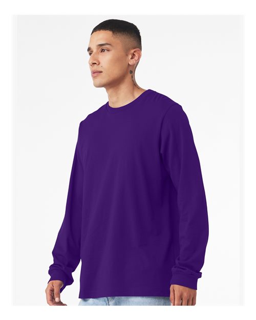 BELLA  CANVAS 3501 Unisex Jersey Long Sleeve Tee - Side view