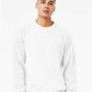 BELLA  CANVAS 3901 Unisex Sponge Fleece Raglan Crewneck Sweatshirt - Front view