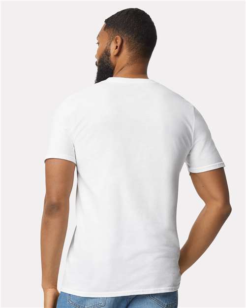 Gildan 980 Unisex Softstyle? Lightweight T-Shirt - Back view