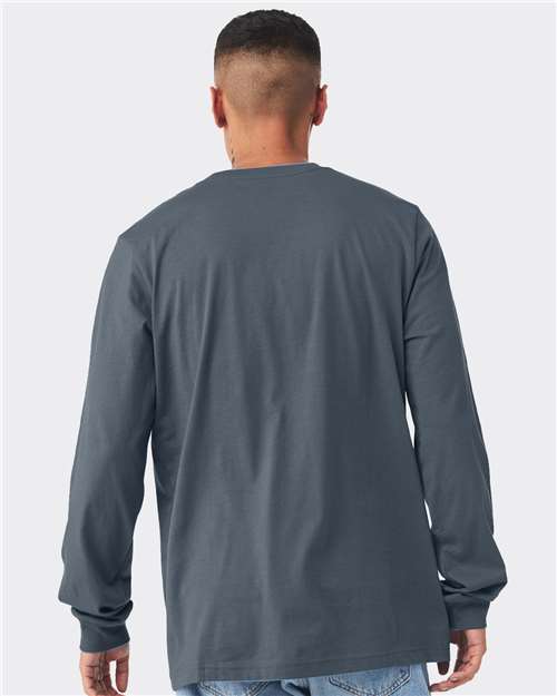 BELLA  CANVAS 3501 Unisex Jersey Long Sleeve Tee - Back view