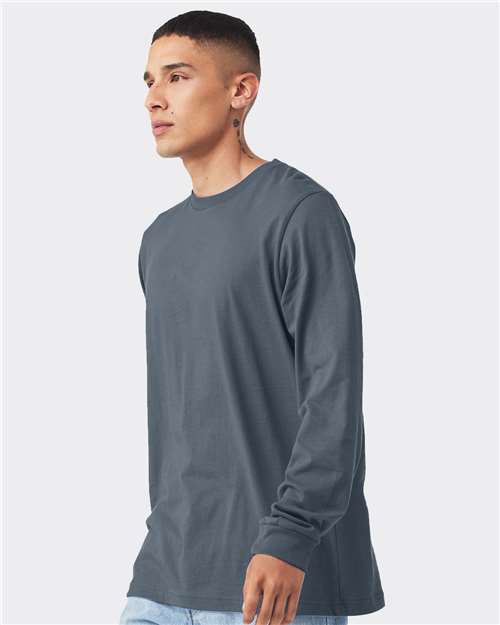 BELLA  CANVAS 3501 Unisex Jersey Long Sleeve Tee - Side view