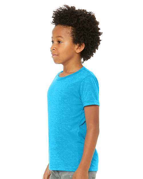 BELLA  CANVAS 3001YCVC Youth CVC Jersey Tee - Side view