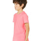 BELLA  CANVAS 3001YCVC Youth CVC Jersey Tee - Side view