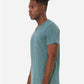 BELLA  CANVAS 3005CVC Unisex Heather CVC V-Neck Tee - Side view