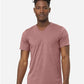 BELLA  CANVAS 3005CVC Unisex Heather CVC V-Neck Tee - Front view