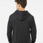 Tultex 331 Unisex Full-Zip Hooded Sweatshirt - Back view
