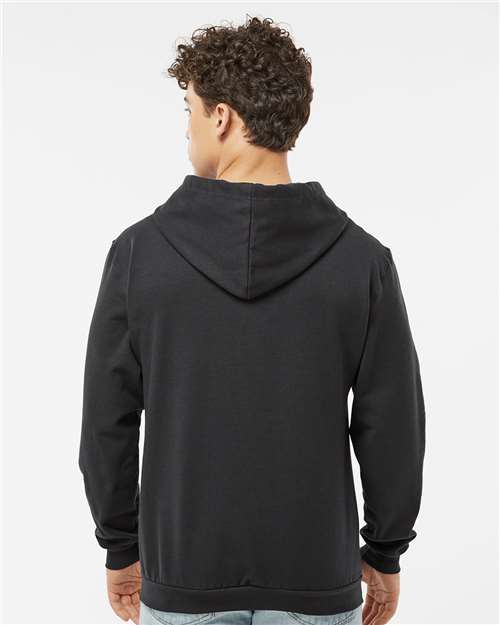 Tultex 331 Unisex Full-Zip Hooded Sweatshirt - Back view