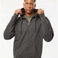 Tultex 331 Unisex Full-Zip Hooded Sweatshirt - Front view
