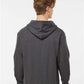 Tultex 331 Unisex Full-Zip Hooded Sweatshirt - Back view