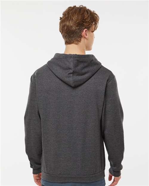 Tultex 331 Unisex Full-Zip Hooded Sweatshirt - Back view