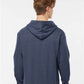 Tultex 331 Unisex Full-Zip Hooded Sweatshirt - Back view