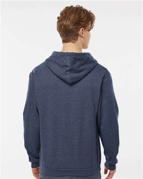 Tultex 331 Unisex Full-Zip Hooded Sweatshirt - Back view