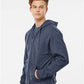 Tultex 331 Unisex Full-Zip Hooded Sweatshirt - Side view