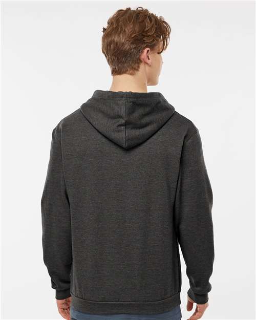 Tultex 331 Unisex Full-Zip Hooded Sweatshirt - Back view