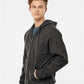 Tultex 331 Unisex Full-Zip Hooded Sweatshirt - Side view