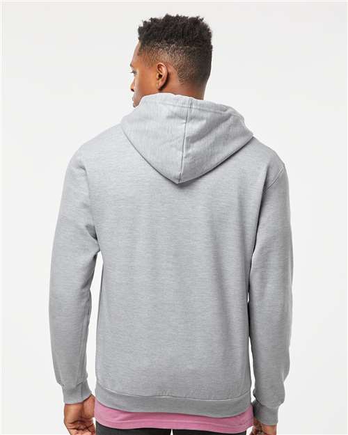 Tultex 331 Unisex Full-Zip Hooded Sweatshirt - Back view