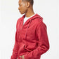 Tultex 331 Unisex Full-Zip Hooded Sweatshirt - Side view