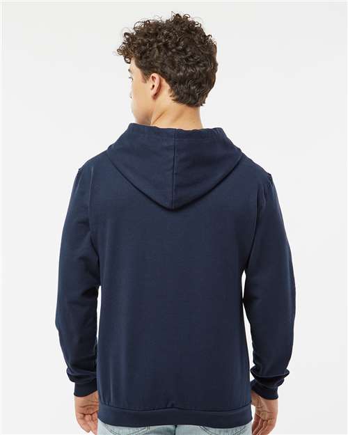Tultex 331 Unisex Full-Zip Hooded Sweatshirt - Back view