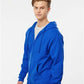 Tultex 331 Unisex Full-Zip Hooded Sweatshirt - Side view