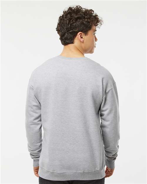 Tultex 340 Unisex Fleece Crewneck Sweatshirt - Back view