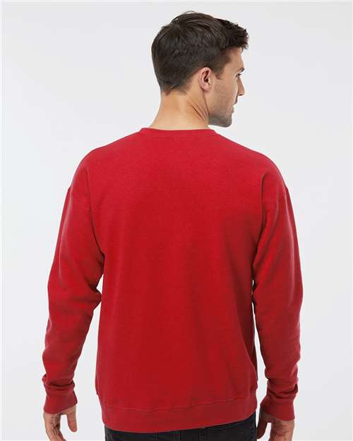 Tultex 340 Unisex Fleece Crewneck Sweatshirt - Back view