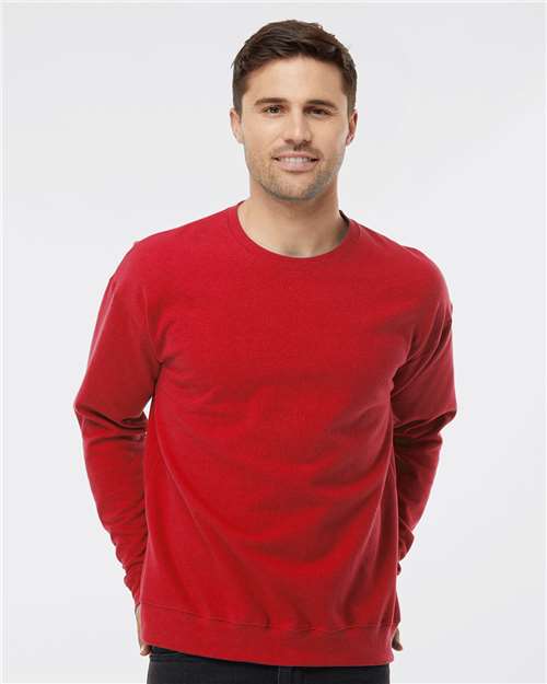 Tultex 340 Unisex Fleece Crewneck Sweatshirt - Front view