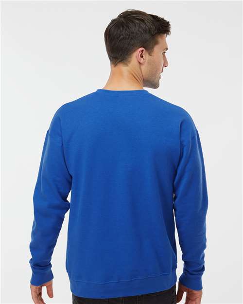 Tultex 340 Unisex Fleece Crewneck Sweatshirt - Back view