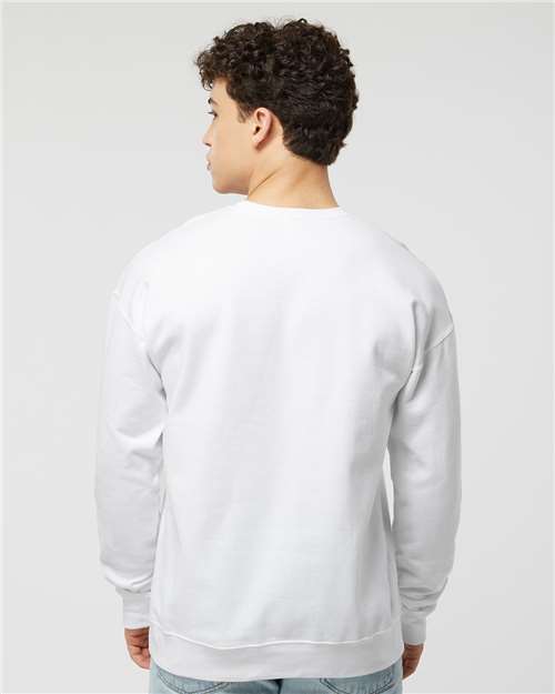 Tultex 340 Unisex Fleece Crewneck Sweatshirt - Back view