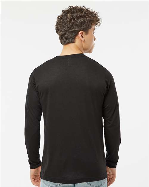 Tultex 242 Unisex Poly-Rich Long Sleeve T-Shirt - Back view