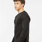 Tultex 242 Unisex Poly-Rich Long Sleeve T-Shirt - Side view