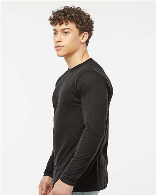 Tultex 242 Unisex Poly-Rich Long Sleeve T-Shirt - Side view